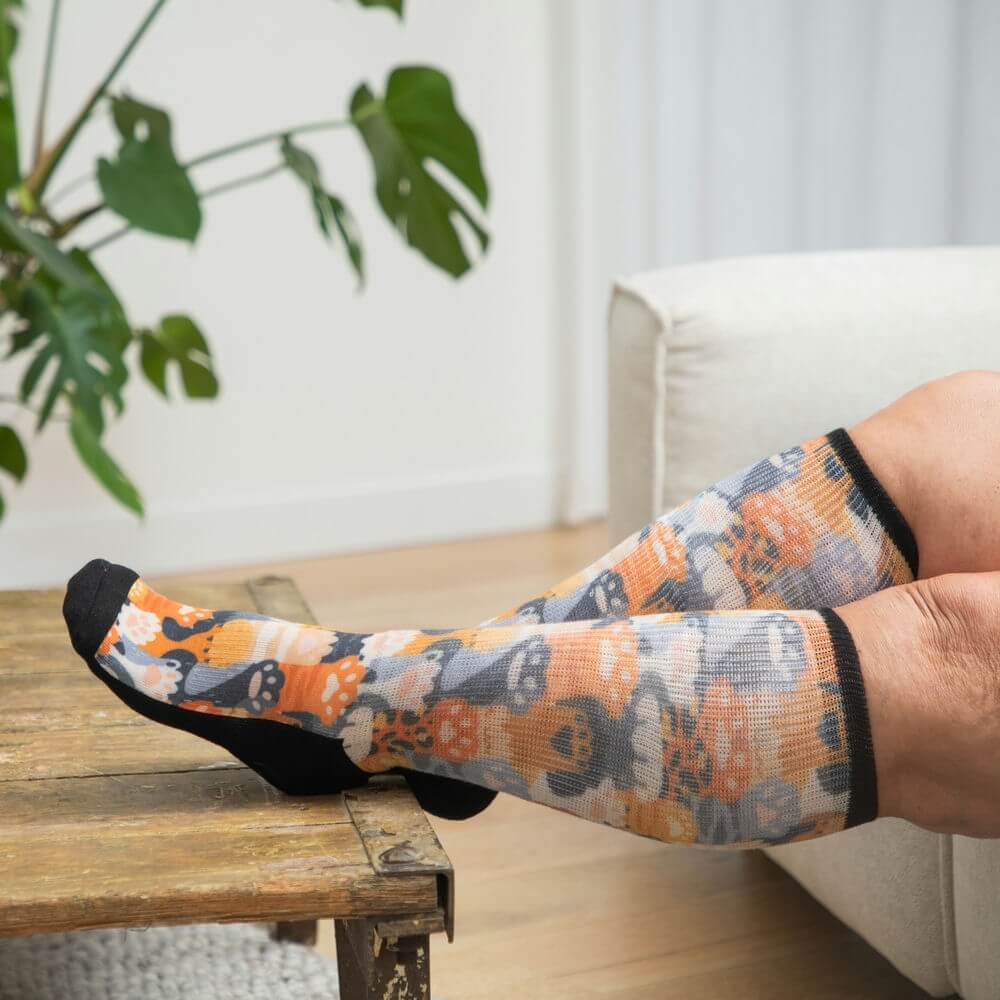 Cat Paws EasyStretch™ Socks