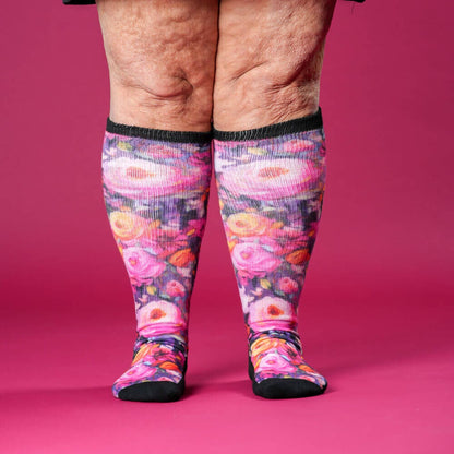 Rose Bouquet EasyStretch™ Socks