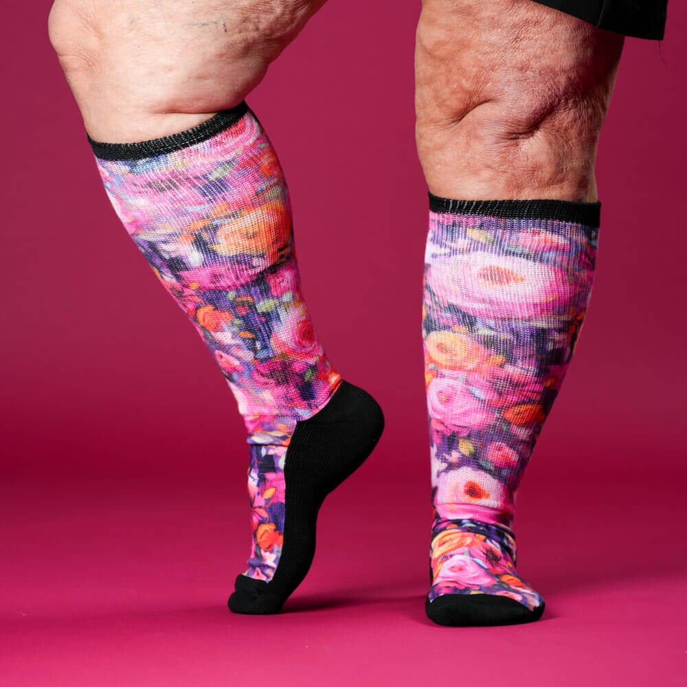 Rose Bouquet EasyStretch™ Socks