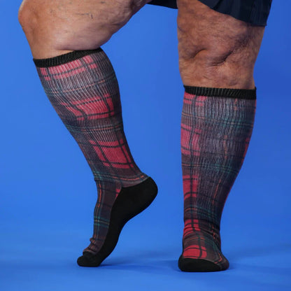 Christmas Plaid EasyStretch™ Socks