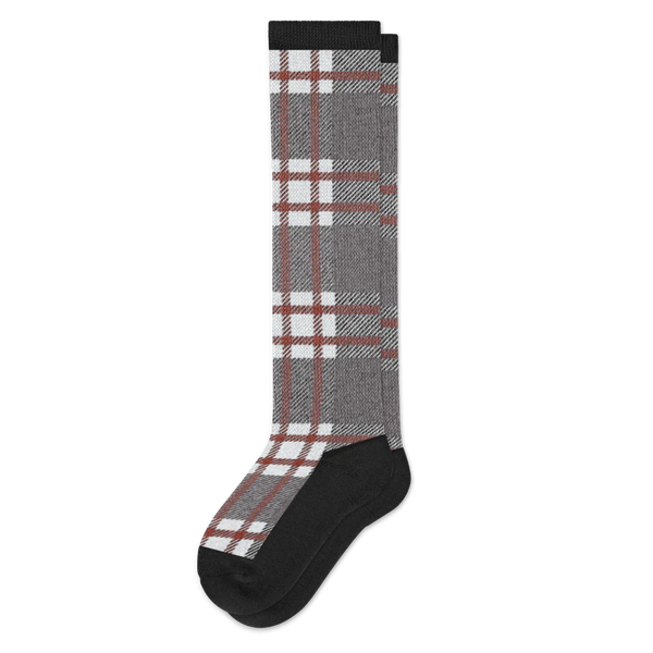 Grey Tartan EasyStretch™ Socks