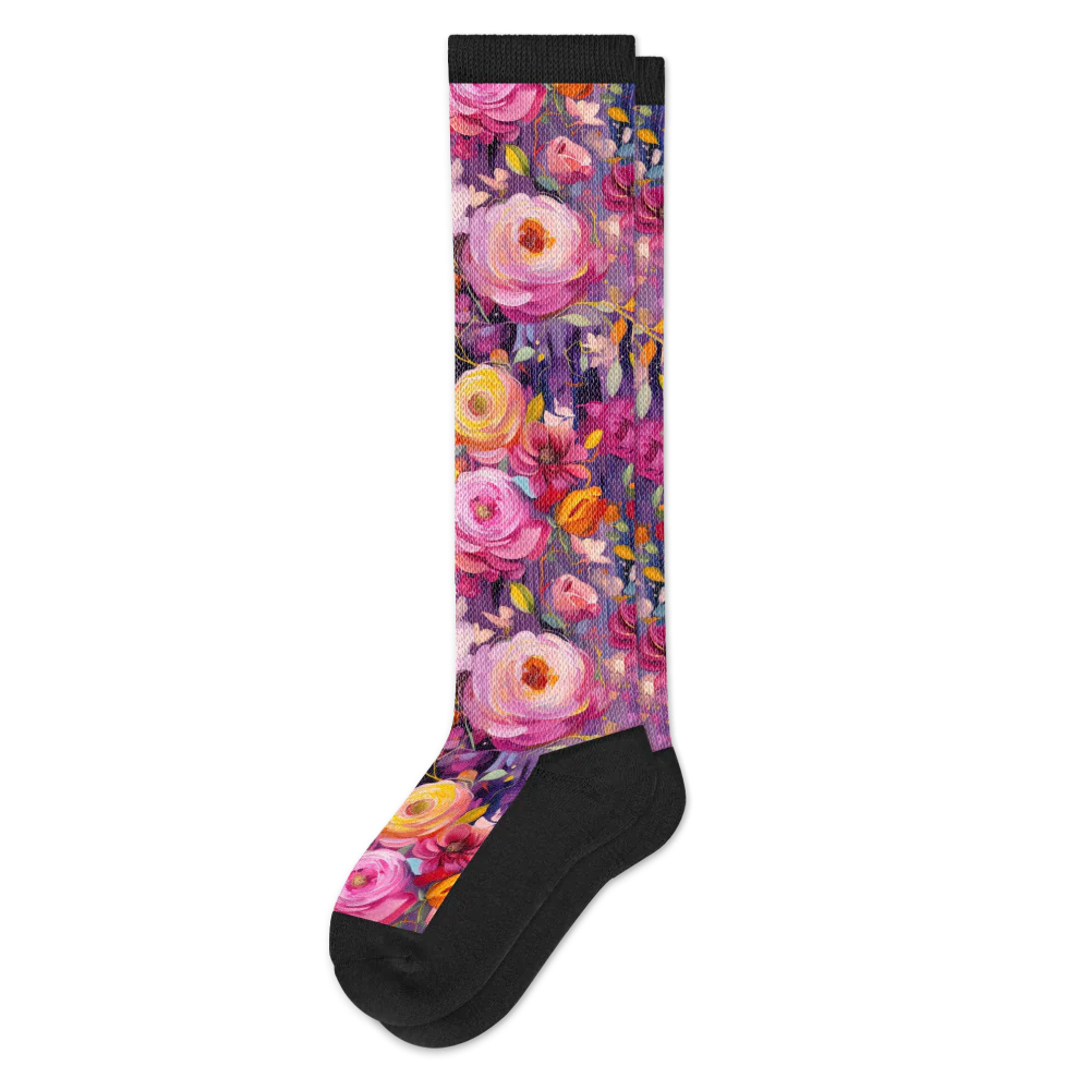 Rose Bouquet EasyStretch™ Socks